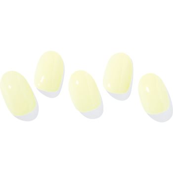 ohora Semi Cured Gel Nail Strips N Lemon Sugar folii autocolante pentru unghii